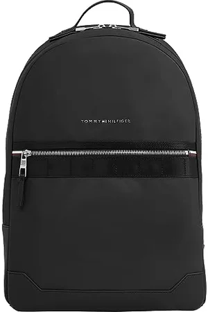 Tommy Hilfiger Men Backpack Elevated Nylon Hand Luggage, Multicolor (Black), One Size