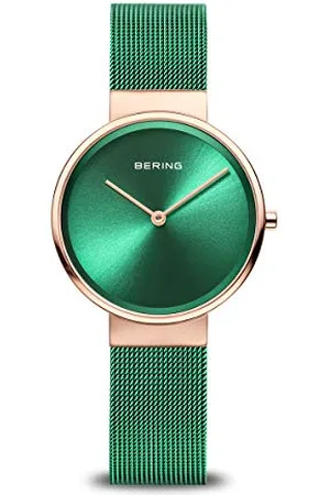 Bering Women Analog Quartz Classic Collection Watch with Stainless Steel Strap & Sapphire crystal 14531-868