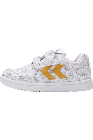 Hummel CAMDEN JR Sneaker, White/Yellow