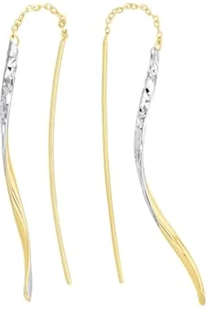 Amor Earrings woman Earrings, 4 cm, Bicolor, comes in Jewelry Gift box