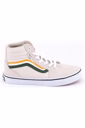 Vans Filmore Hi Sneaker, Prep Turtledove, 3.5 UK Child