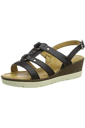 Padders Heather Wide Fitting Womens Lightweight Leather Sandals (6.5 UK, , numeric_6_point_5)