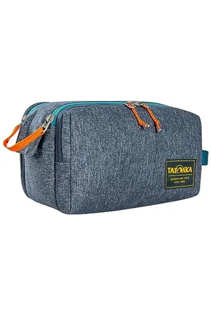 Tatonka Toiletry Bag Cosmetic Double Zip Pouch (6L) - Large Wash Bag with Double Zip Opening and Multiple Compartments - 17 x 27 x 13 cm