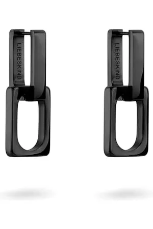 liebeskind Berlin Creole Earrings 3.5 cm with Removable Element Made of Stainless Steel, 3,5 cm, Stainless Steel, No Gemstone