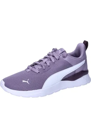 PUMA ANZARUN LITE JR Sneaker, Pale Plum White-Midnight Plum, 4 UK