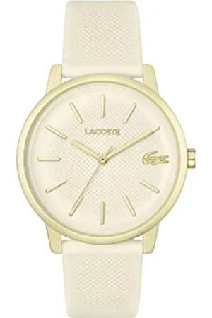 Lacoste Analogue Quartz Watch for Men with Champagne Silicone Bracelet - 2011239