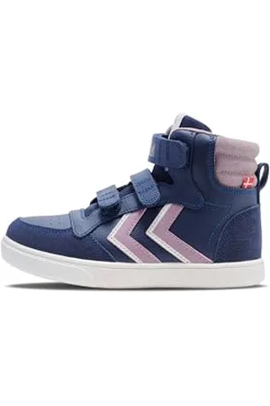 Hummel Stadil PRO JR Sneaker, Black IRIS/Quail, 9.5 UK Child