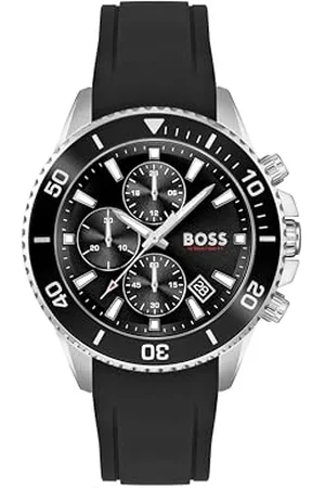 HUGO BOSS Chronograph Quartz Watch for Men with Silicone Bracelet - 1513912