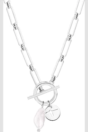 Tamaris Necklace, 44 cm, Stainless Steel, Glass Pearl