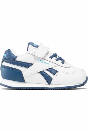Reebok Unisex Baby Royal CL Jog 3.0 1V Sneaker, FTWWHT/UNIBLU/BOLCYA, 3.5 UK Child