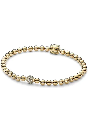 PANDORA Signature Beads & Pavé Bracelet, 17