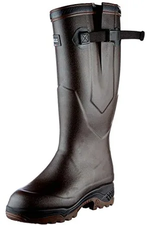 Aigle Mens Parcours 2 Iso Wellington Boots, Brown , 12 UK