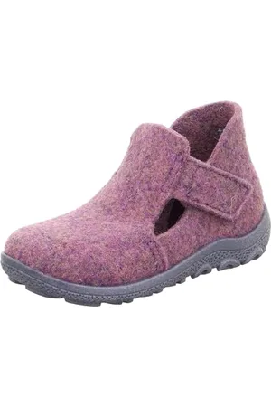 Superfit Baby Girls Happy Hausschuhe, LILA/Blau 8500