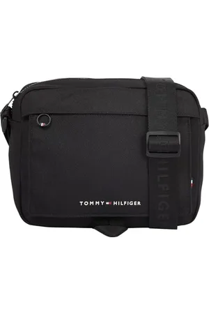 Tommy Hilfiger Men TH ELEMENT MINI MESSENGER, Black, One Size