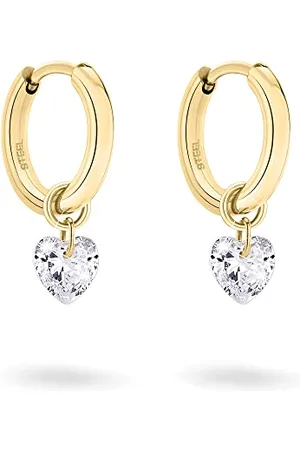 Tamaris TJ-0366-E-16 Creole Earrings, 1,6, Stainless Steel, Cubic Zirconia