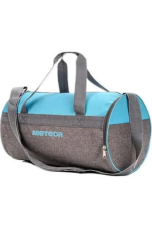 Meteor Sports bag gym bag 25 L holdall shoe compartment pocket men women duffel shoulder fitness bag swimming pool travel holiday cabin luggage overnight camping kit bag small pe duffle