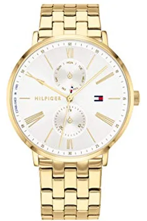 Tommy Hilfiger Analogue Multifunction Quartz Watch for women with Leather or Stainless Steel Bracelet in Link or Mesh