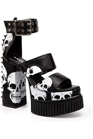 Lamoda Fallen Angel Platform Creeper Heels, UK 5