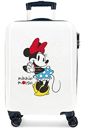 Disney Minnie Magic White Cabin Suitcase 37 x 55 x 20 cm Rigid ABS Combination Lock 33 Litre 2.8 kg 4 Double Wheels Hand Luggage