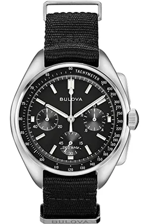 BULOVA Men Chronograph Quartz Watch with Nylon Strap 96A225