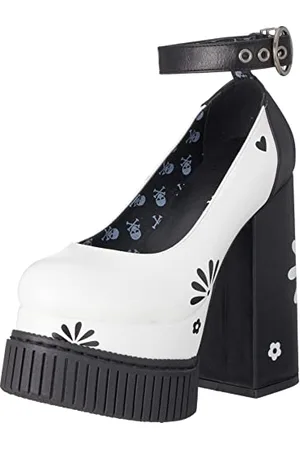 Lamoda Lucky Star Creeper Platform Heels, UK 7