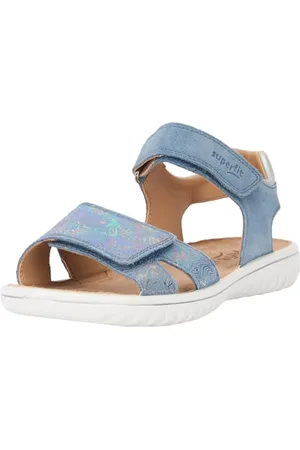 Superfit Sparkle Sandal, Blue Silver 8030, 10 UK Child