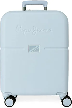 Pepe Jeans Accent Cabin Suitcase 40x55x20 cm Rigid ABS Integrated TSA Closure 37L 3.22 kgs 4 Double Wheels Hand Luggage