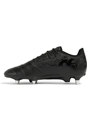 Canterbury Unisex Phoenix Genesis Pro Soft Ground Rugby Boots, Black/Gravity Grey, 3.5 UK