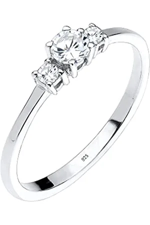 Elli Ring Engagement Zirconia 925 Sterling Silver
