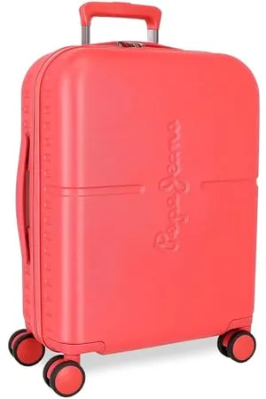 Pepe Jeans Highlight Cabin Suitcase 40x55x20cm Hard ABS Closure TSA Integrated 37L 2.75kg 4 Double Wheels Hand Luggage by Joumma Bags, , Cabin Suitcase