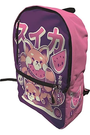 Pyramid International Ilustrata Backpack with Watermelon Design and 2 Zipped Front Pockets, Height 40cm x Width 30cm x Depth 12cm - Official Merchandise
