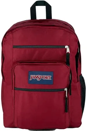 JanSport BIG STUDENT Large Backpack, 15 inch laptop compartment, (Red)