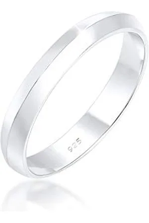 Elli Ring Women Stacking Ring Engagement Classic Trend in 925 Sterling Silver
