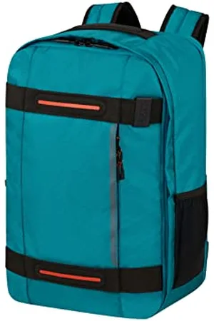 American Tourister Urban Track -Ryanair Kabinentasche 25 X 20 X 40 Cm, 24.5 L, 0.50 Kg, Handgepäck, Flugzeug Rucksack S Underseater, Grün (Verdigris)