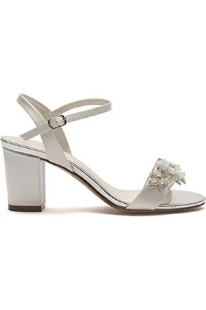 Rainbow Club Mia Petal Embellished Wedding Sandals 5.5