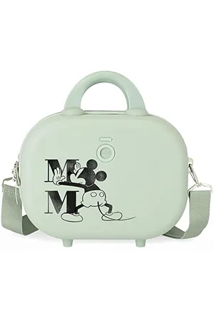 Disney Mickey Happiness Adaptable Toiletry Bag with Shoulder Strap 29x21x15 cms Rigid ABS 9.14L 2.52 kgs