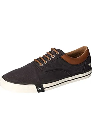 Mustang 4072-312-9 Men’s Low-Top Sneakers, Black (Black 9), 8 UK (42 EU)