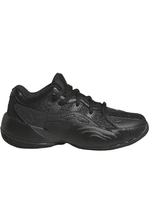 adidas Unisex TRAE Unlimited Basketball Shoes, core Black/Carbon/Solar red, 12 UK