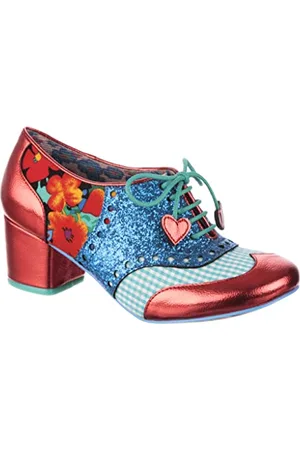 Irregular Choice SS23 Clara Bow Heels, Blue, UK 4 (EUR 37)