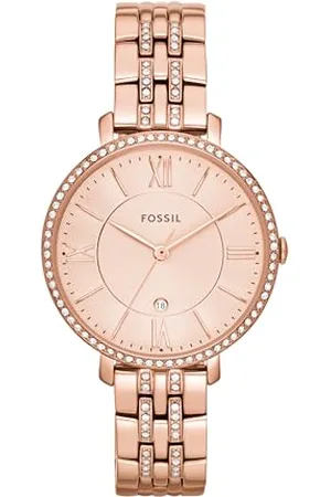 Fossil Watch for Women Jacqueline, Quartz Movement, 36 mm Rose Gold Stainless Steel Case with a Stainless Steel Strap, ES3546