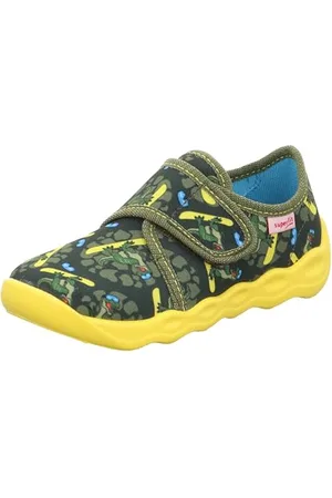 Superfit Boys Bubble Hausschuhe, Gelb/Mehrfarbig 7000