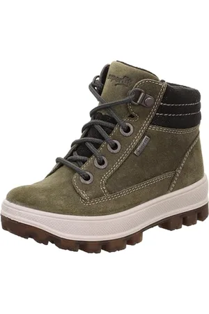 Superfit Boys TEDD warm gefütterte Gore-Tex Stiefel, GRüN 7010