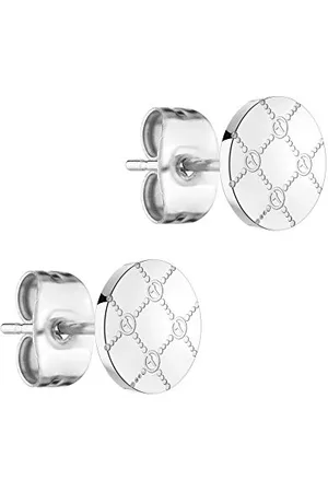 Tamaris Logomania Stud Earrings, Standard, Stainless Steel, No Gemstone