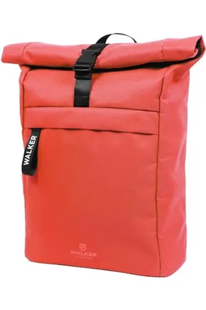 Karen Walker 42263-331 Classic Roll Top Backpack with Main Compartment, Laptop Compartment, Ergonomic Shoulder Strap and Middle Compartment with Mobile Phone Pocket, Water-Repellent, Approx. 20-23 L