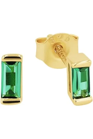 Amor Stud earrings 925 sterling silver ladies earrings, with cubic zirconia synth, 0.5 cm, , Comes in jewelry gift box, 2034782