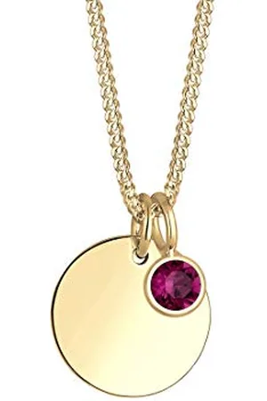 Elli Women 925 Sterling Silver Silver Round Crystal