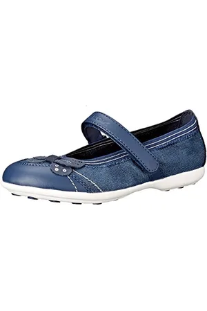 Geox Jr Jodie B Girls Closed Ballet Flats, Blue (Avioc4005), 3 UK (36 EU)