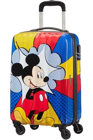 American Tourister Hypertwist - Spinner S, Handgepäck, 55 cm, 36 L, Mehrfarbig (Mickey Flash Pop)