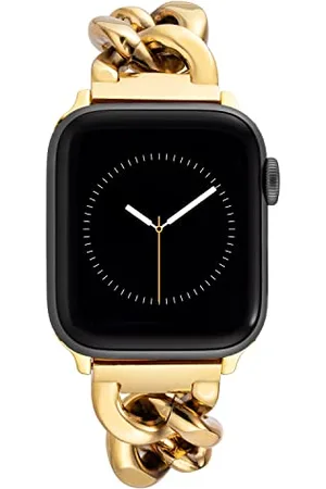 Anne Klein Fashion Chain Bracelet for Apple Watch, Secure, Adjustable, Apple Watch Replacement Band, Fits Most Wrists