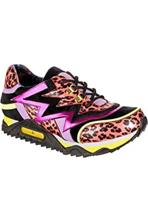 Irregular Choice SS23 Jigsaw Jam Trainers, Black, UK 6 (EUR 39)